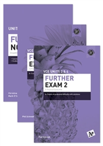A+ FURTHER MATHS VCE UNITS 3&4 SUCCESS PACK (Includes A+ Notes & Exams)