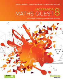 JACARANDA MATHS QUEST 8 VICTORIAN CURRICULUM PRINT & LEARNON 2E