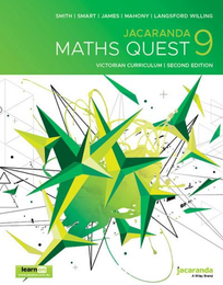 JACARANDA MATHS QUEST 9 VICTORIAN CURRICULUM PRINT & LEARNON 2E