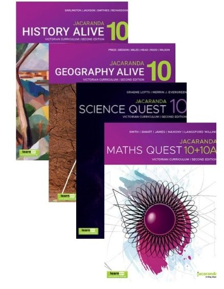 JACARANDA YEAR 10 VALUE BUNDLE VICTORIAN CURRICULUM