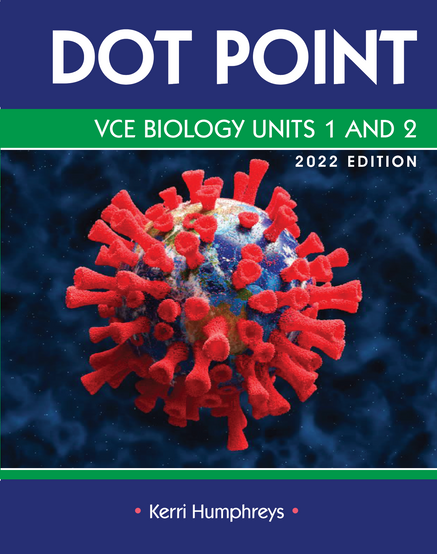 VCE BIOLOGY UNITS 1&2 DOT POINT 2022