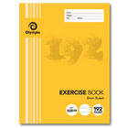 192 PAGE EXERCISE BOOK 225 X 175MM 8MM RULED