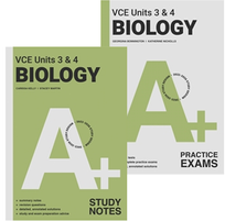 A+ BIOLOGY VCE UNITS 3&4 SUCCESS PACK 1E (Includes A+ Notes & Exam)