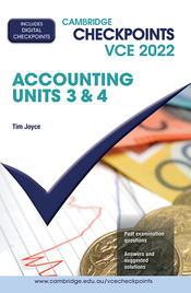 CAMBRIDGE CHECKPOINTS VCE ACCOUNTING UNITS 3&4 2022 + QUIZ ME MORE