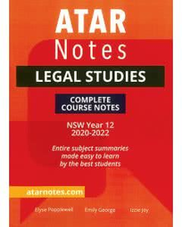 ATAR NOTES HSC: LEGAL STUDIES YEAR 12 NOTES