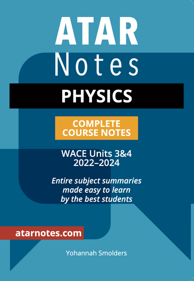 ATAR NOTES WACE PHYSICS UNITS 3&4 NOTES (2022-2024)