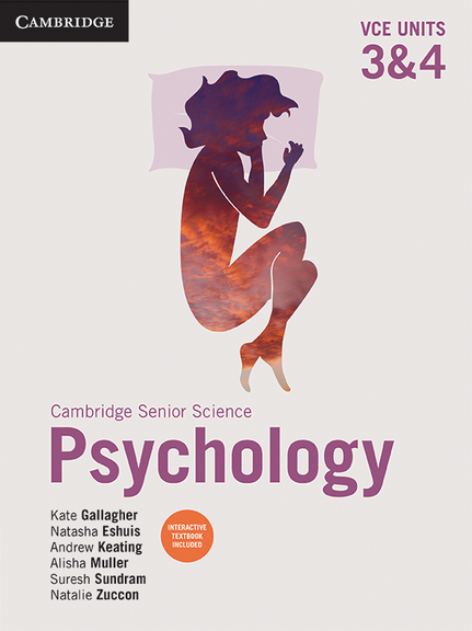 Buy Book - CAMBRIDGE SENIOR SCIENCE: PSYCHOLOGY VCE UNITS 3&4 STUDENT ...