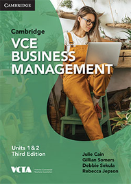 CAMBRIDGE VCE BUSINESS MANAGEMENT UNITS 1&2 STUDENT BOOK + EBOOK 3E