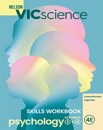 NELSON VICSCIENCE PSYCHOLOGY VCE UNITS 3&4 SKILLS WORKBOOK 4E