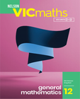 NELSON VICMATHS YEAR 12 GENERAL MATHEMATICS STUDENT BOOK + EBOOK