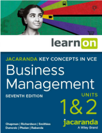 JACARANDA KEY CONCEPTS IN VCE BUSINESS MANAGEMENT UNITS 1&2 LEARNON EBOOK 7E (eBook only)