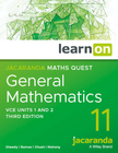 JACARANDA MATHS QUEST 11 GENERAL MATHEMATICS VCE UNITS 1&2 LEARNON EBOOK 3E (eBook only)