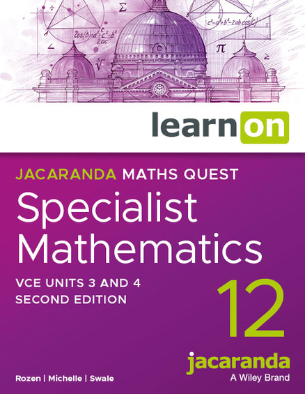 JACARANDA MATHS QUEST 12 SPECIALIST MATHEMATICS VCE UNITS 3&4 LEARNON EBOOK 2E (eBook only)