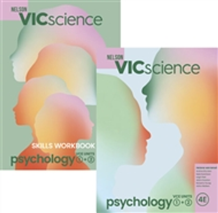 NELSON VICSCIENCE PSYCHOLOGY VCE UNITS 1&2 STUDENT BOOK & WORKBOOK VALUE PACK 4E