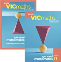 NELSON VICMATHS YEAR 11 GENERAL MATHEMATICS STUDENT BOOK + MASTERY WORKBOOK VALUE PACK