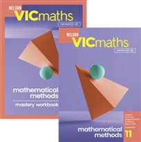 NELSON VICMATHS YEAR 11 MATHEMATICAL METHODS STUDENT BOOK + MASTERY WORKBOOK VALUE PACK