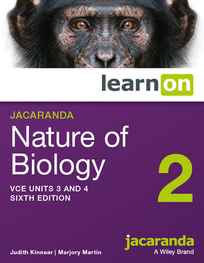 JACARANDA NATURE OF BIOLOGY 2 VCE UNITS 3&4 LEARNON 6E (INCL STUDYON) EBOOK (eBook only)