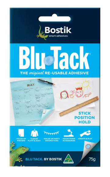 BLU TACK REMOVABLE ADHESIVE 75G