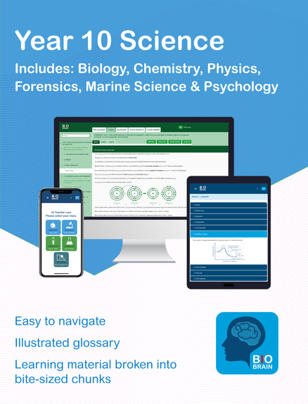 BIOBRAIN YEAR 10 SCIENCE DIGITAL (eBook only)