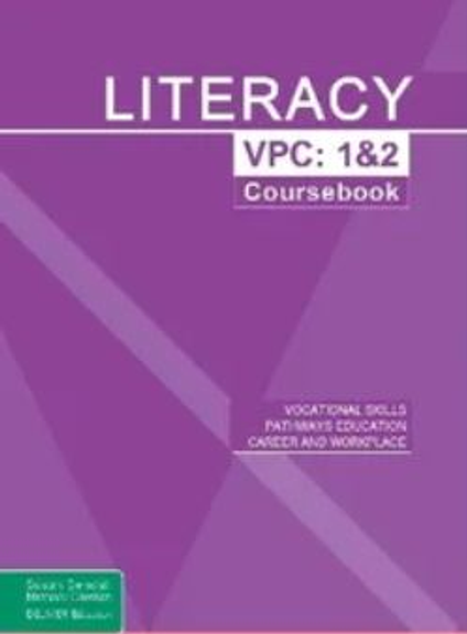 LITERACY VICTORIAN PATHWAYS CERTIFICATE UNITS 1&2 COURSEBOOK