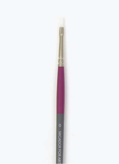 ROYMAC SERIES 956 NO.0 FLAT TAKLON BRUSH