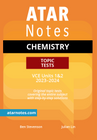 ATAR NOTES VCE: CHEMISTRY UNITS 1&2 TOPIC TESTS (2023-2024)