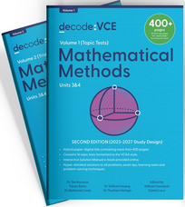 DECODE VCE MATHEMATICAL METHODS UNITS 3&4 2E (2023-2027) - TOPIC TESTS & TRIAL EXAMS BUNDLE