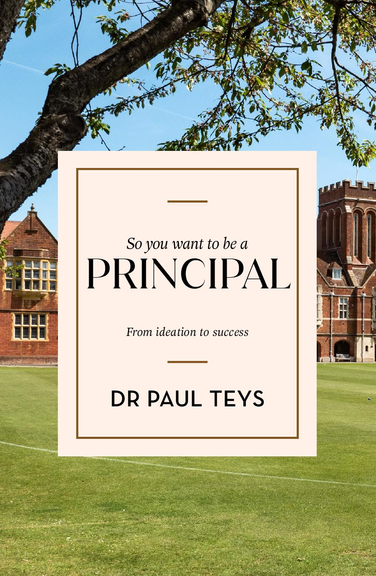 SO YOU WANT TO BE A PRINCIPAL