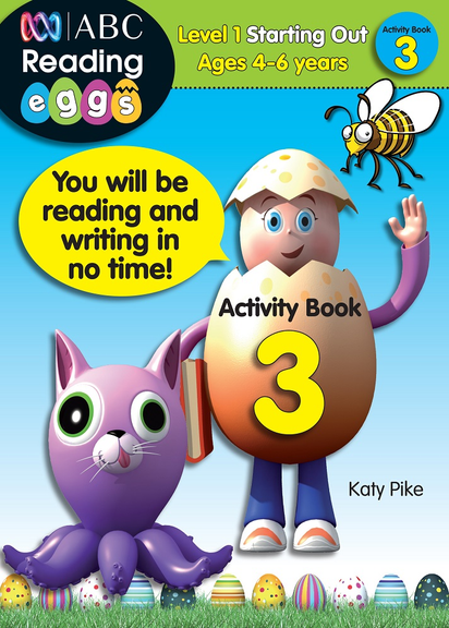 ABC READING EGGS LEVEL 1 STARTING OUT ACTIVITY BOOK 3 AGES 4-6