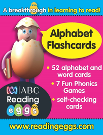 ABC READING EGGS LEVEL 1 STARTING OUT ALPHABET FLASHCARDS AGES 4-6