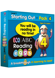 ABC READING EGGS LEVEL 1 STARTING OUT BOOK PACK 4 AGES 4-6