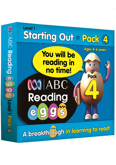 ABC READING EGGS LEVEL 1 STARTING OUT BOOK PACK 4 AGES 4-6