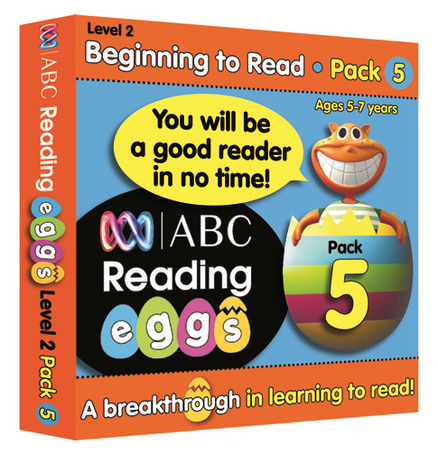 ABC READING EGGS LEVEL 2 BEGINNING TO READ BOOK PACK 5 AGES 5-7