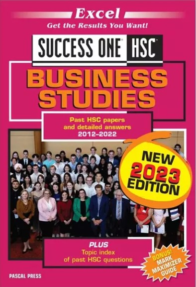 EXCEL SUCCESS ONE HSC BUSINESS STUDIES 2023 EDITION