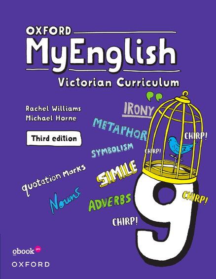 OXFORD MYENGLISH 9 VICTORIAN CURRICULUM STUDENT BOOK + OBOOK/ASSESS 3E