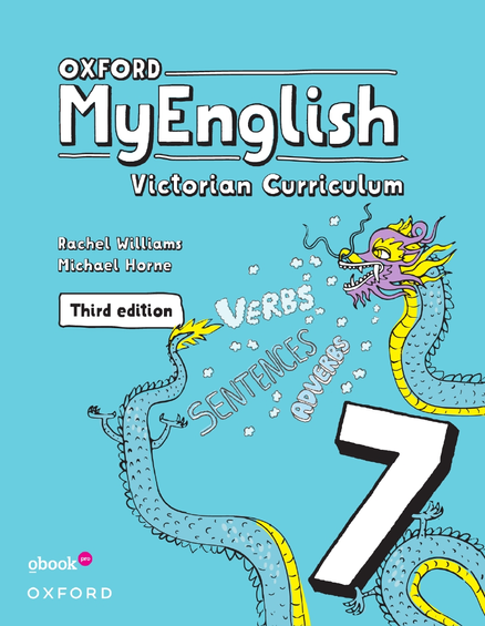 OXFORD MYENGLISH 7 VICTORIAN CURRICULUM STUDENT BOOK + OBOOK/ASSESS 3E