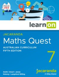 JACARANDA MATHS QUEST 7 AUSTRALIAN CURRICULUM LEARNON 5E (eBook only)