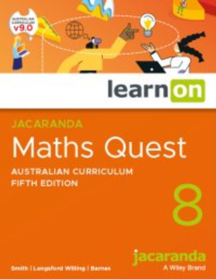 JACARANDA MATHS QUEST 8 AUSTRALIAN CURRICULUM LEARNON 5E (eBook only)