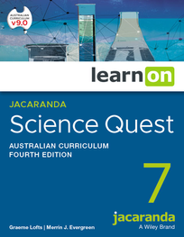 JACARANDA SCIENCE QUEST 7 FOR AUSTRALIAN CURRICULUM LEARNON 4E (eBook only)