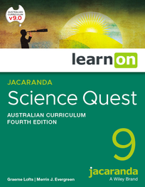 JACARANDA SCIENCE QUEST 9 FOR AUSTRALIAN CURRICULUM LEARNON 4E (eBook only)