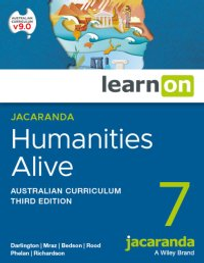 JACARANDA HUMANITIES ALIVE 7 AUSTRALIAN CURRICULUM LEARNON 3E (eBook only)