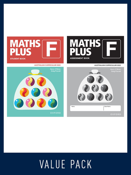 OXFORD MATHS PLUS AC EDITION MENTALS & HOMEWORK BOOK F VALUE PACK (2023)