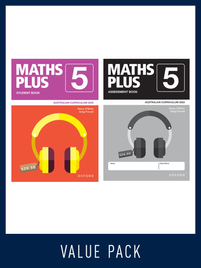 OXFORD MATHS PLUS AC EDITION MENTALS & HOMEWORK BOOK 5 VALUE PACK (2023)