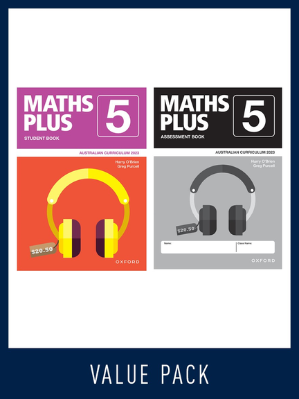 OXFORD MATHS PLUS AC EDITION MENTALS & HOMEWORK BOOK 5 VALUE PACK (2023)