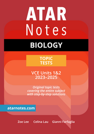 ATAR NOTES VCE BIOLOGY UNITS 1&2 TOPIC TESTS 2E (2023-2025)