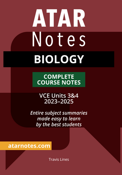 ATAR NOTES VCE BIOLOGY UNITS 3&4 NOTES 2E (2023 - 2025)