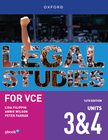 OXFORD LEGAL STUDIES FOR VCE UNITS 3&4 JUSTICE & OUTCOMES STUDENT BOOK + OBOOK ASSESS 16E