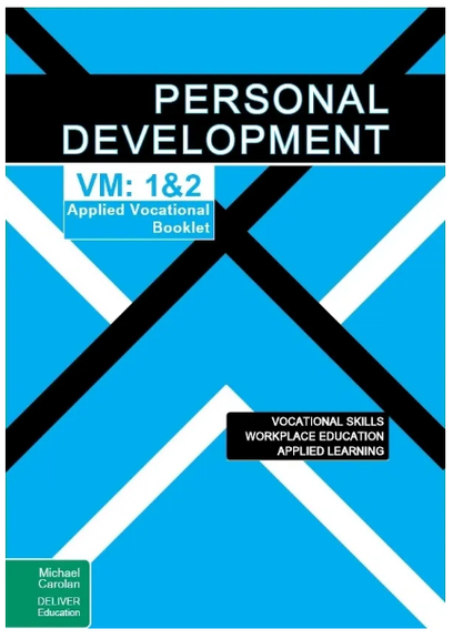 PERSONAL DEVELOPMENT VOCATIONAL MAJOR UNITS 1&2: APPLIED VOCATIONAL BOOKLET