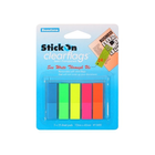 STICK ON FLAGS 12MM X 45MM 5 PADS X 25 SHEETS ASSORTED