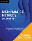 CAMBRIDGE SENIOR MATHS: MATHS METHODS VCE UNITS 3&4 2E REACTIVATION CODE (eBook Only)